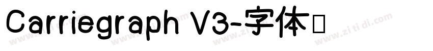 Carriegraph V3字体转换